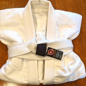 Aikido Shinjukai Bull Terrier A2 light belt, mens A3 top complete set
